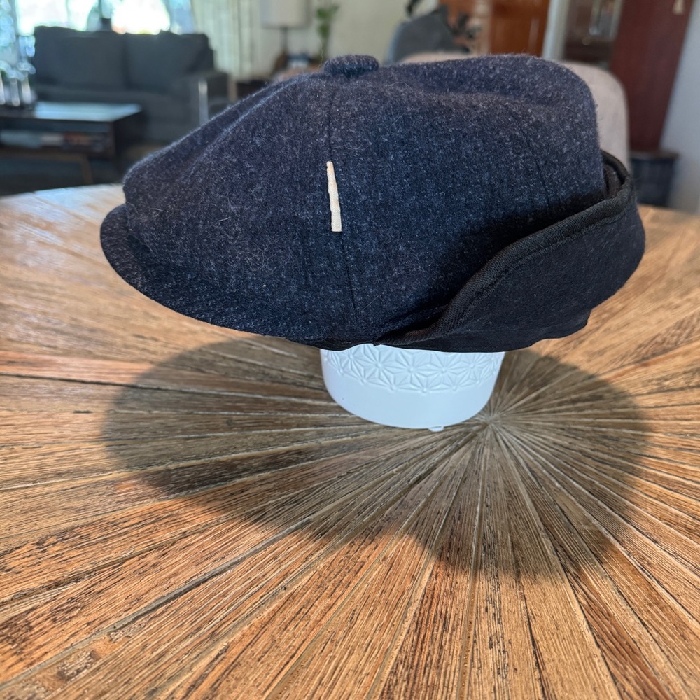 Vintage Mens wool Istanbul flat cap foldable flap Newsboy Driving Ivy golf hat